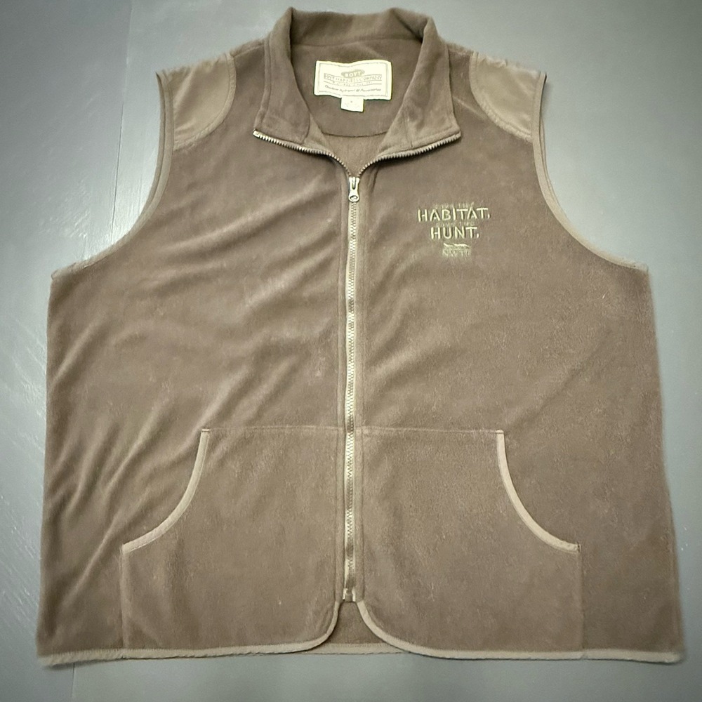 Boyt Harness Company Vest XL Fleece Full‎ Zip Dark Green Hunting Outdoor
